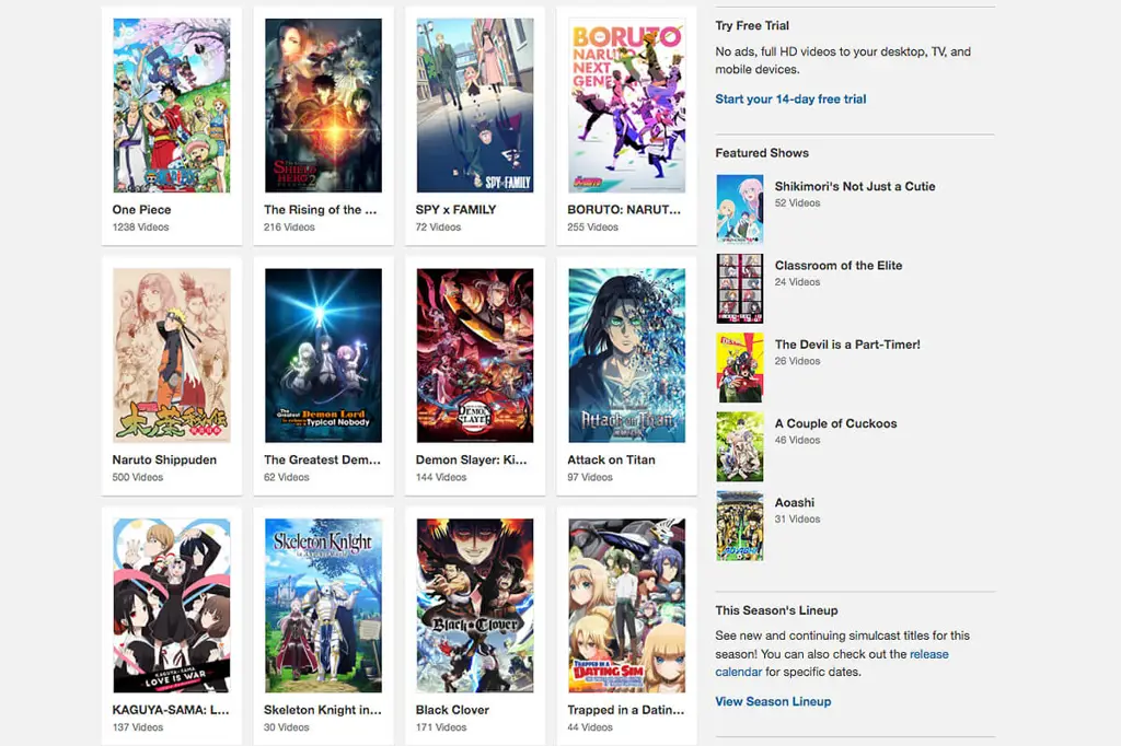 Contoh Antarmuka Situs Streaming Anime Antarmuka situs streaming anime