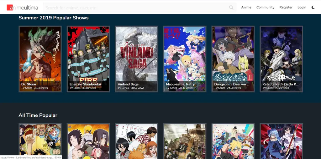 Daftar Situs Anime Terpercaya Situs web anime terbaik