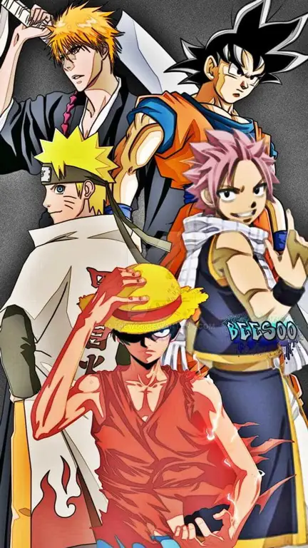 Karakter Anime Favorit Gambar karakter anime