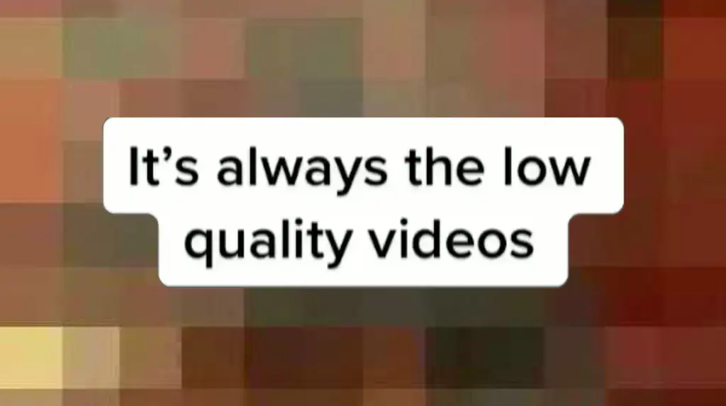 Kualitas Video Buruk Ilustrasi pemutar video berkualitas rendah