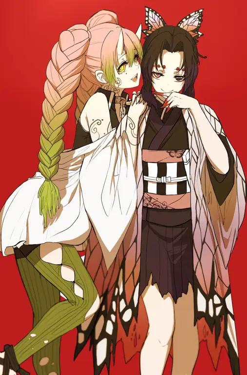 Ilustrasi karakter dari anime Demon Slayer