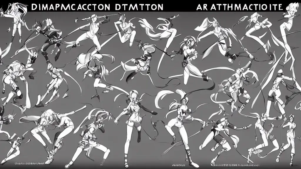 Berbagai anime action dengan kualitas grafis yang tinggi Potongan gambar dari berbagai anime action