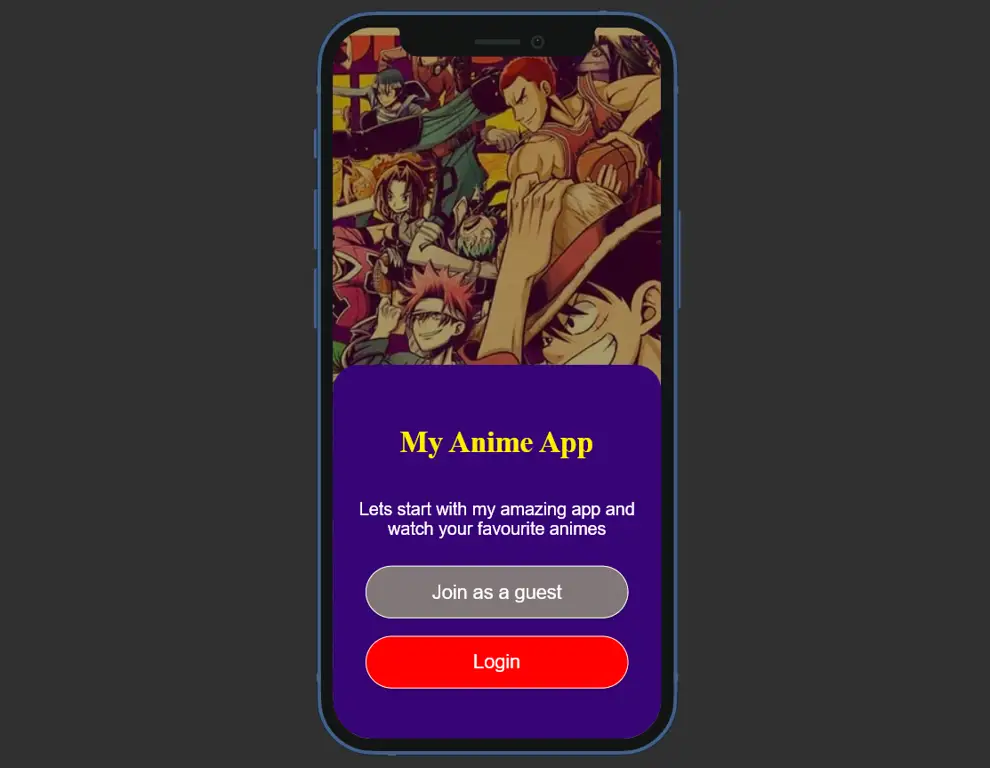 Antarmuka Aplikasi Nonton Anime Antarmuka Aplikasi Nonton Anime