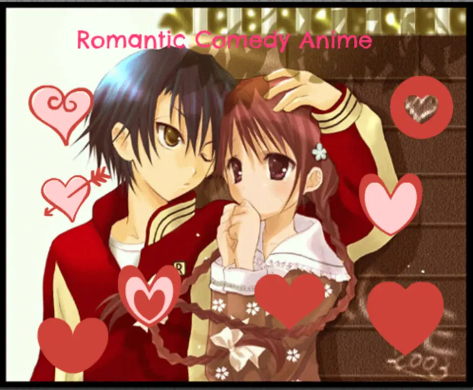 Adegan Romantis dari Anime Gambar adegan romantis dari anime