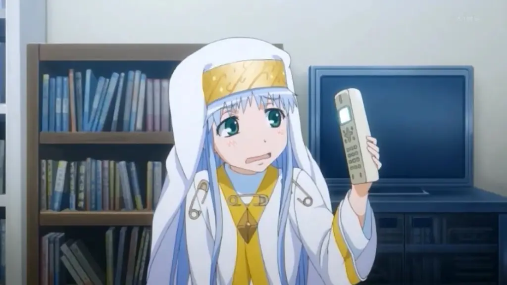 Menonton Anime di Ponsel Orang-orang menonton anime di smartphone mereka
