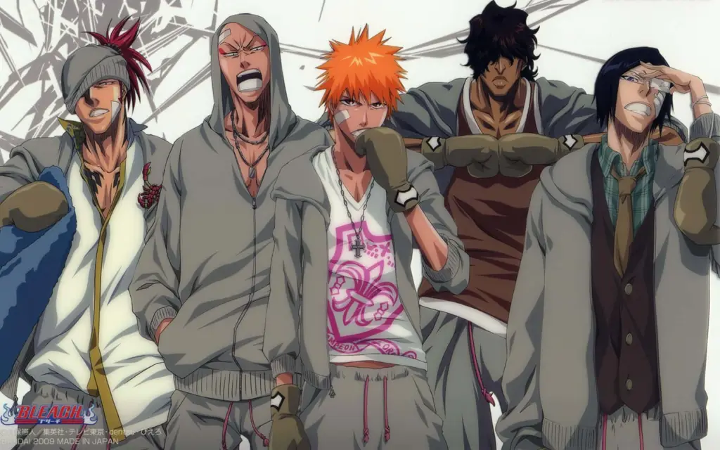 Menonton Anime Bersama Teman Sekelompok teman sedang menonton anime bersama