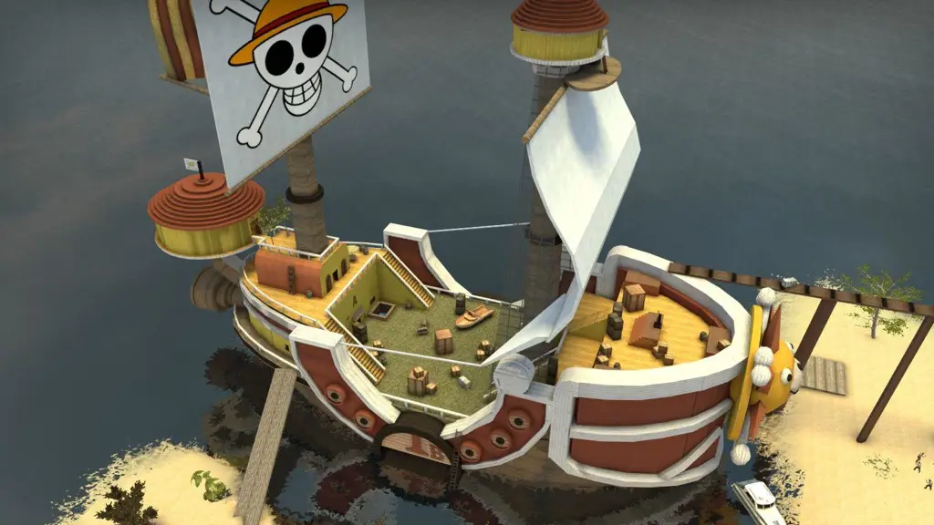 Kemewahan Thousand Sunny Kapal Thousand Sunny, kapal andalan kru Topi Jerami