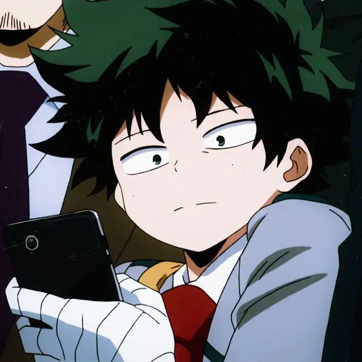 Menikmati Anime di Ponsel Ilustrasi karakter anime menonton anime di ponsel