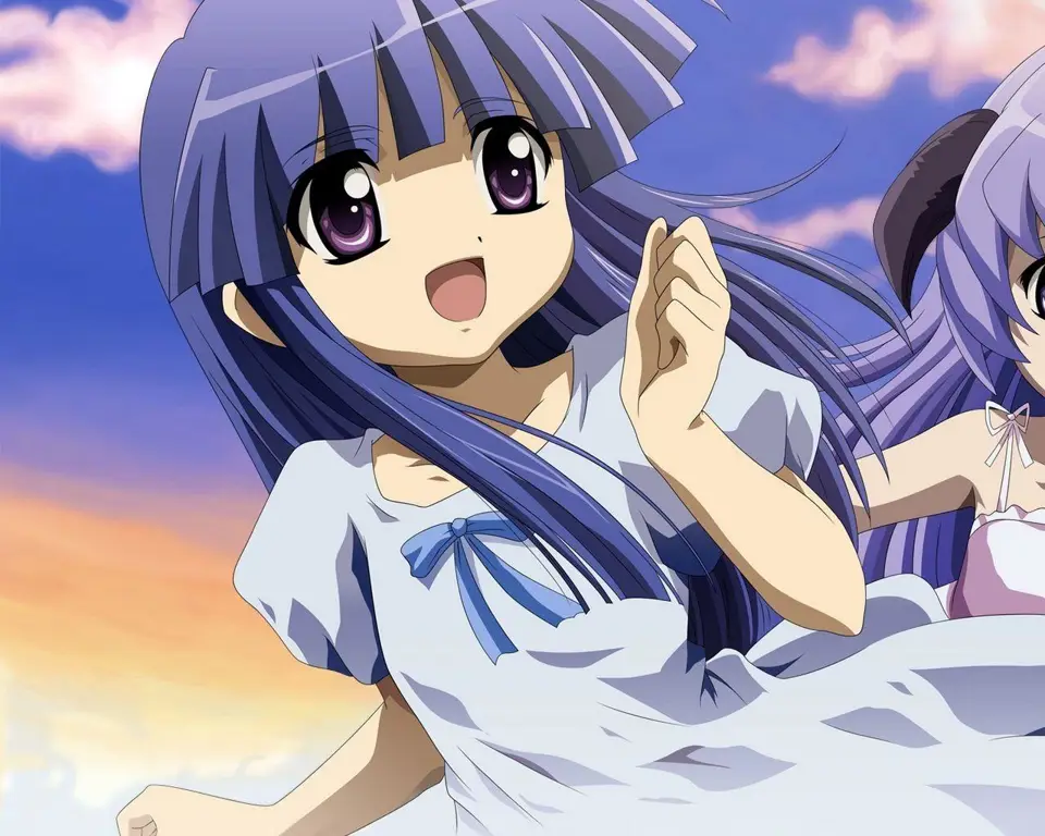 Pengalaman Menonton Anime yang Menyenangkan Gambar gadis anime bahagia menonton anime di tablet