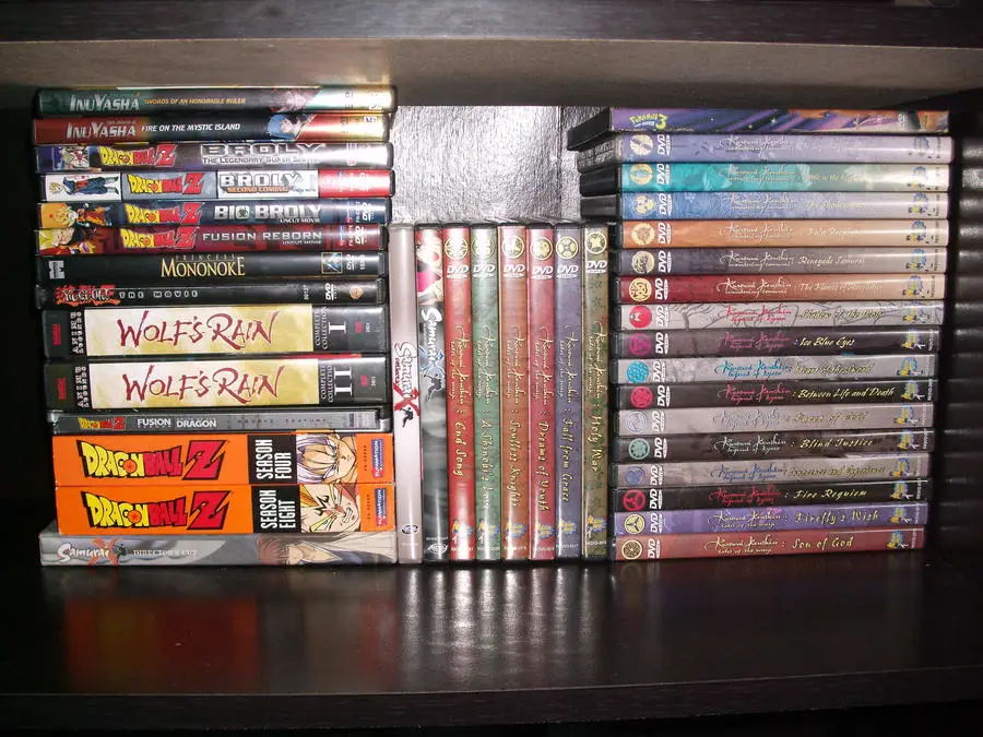 Koleksi DVD Anime Gambar koleksi DVD anime