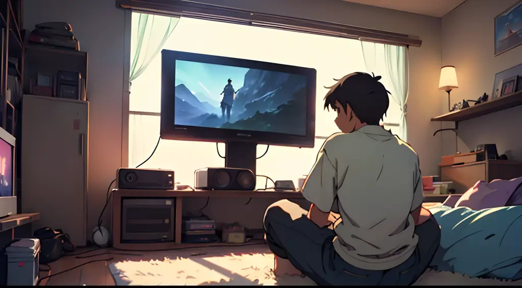 Kenyamanan Menonton Anime Menonton anime di rumah dengan nyaman