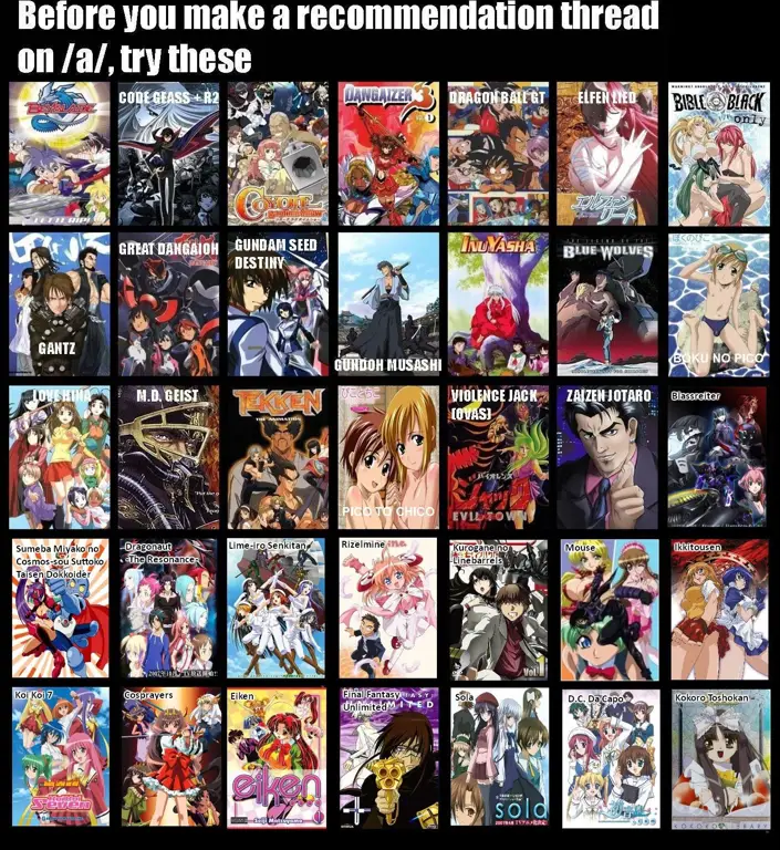 Rekomendasi Anime Terbaik Anime terbaik sepanjang masa