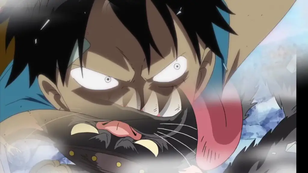Adegan pertarungan yang menegangkan dan seru Gambar pertarungan epik di One Piece