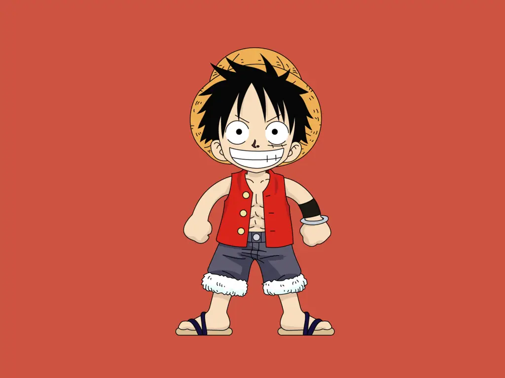 Luffy sang Kapten Topi Jerami Gambar Luffy si tokoh utama One Piece