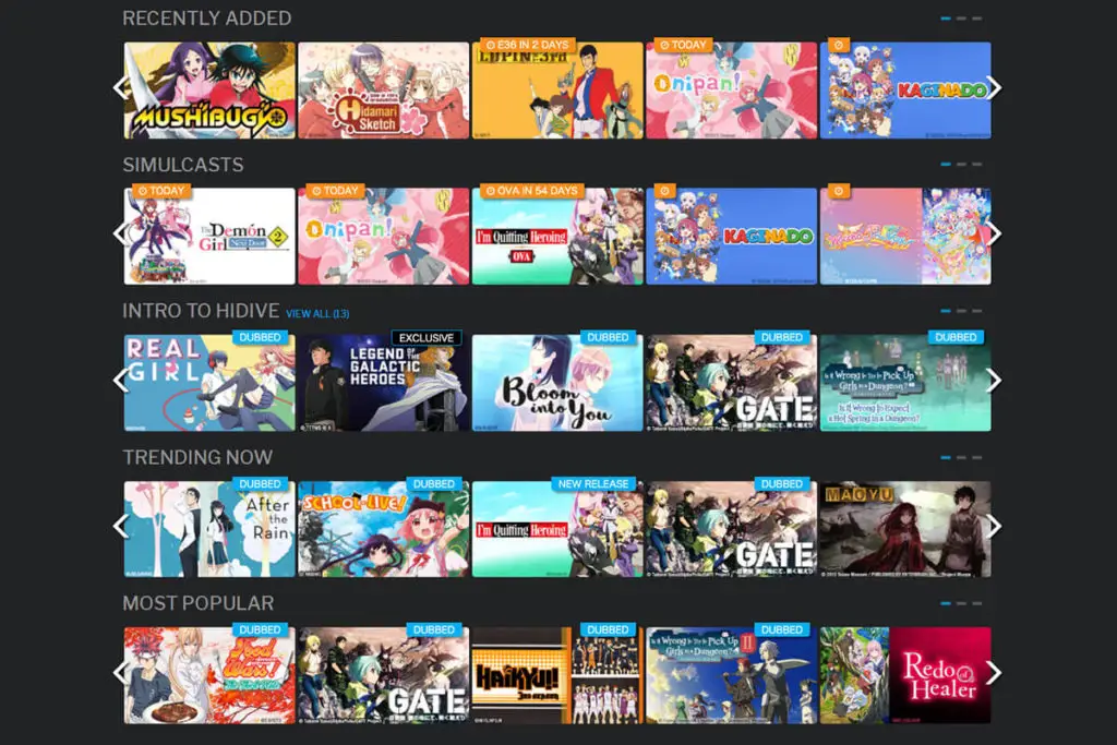 Memilih Layanan Streaming Perbandingan layanan streaming anime