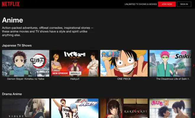 Layanan Streaming Anime Legal Gambar logo berbagai layanan streaming anime legal