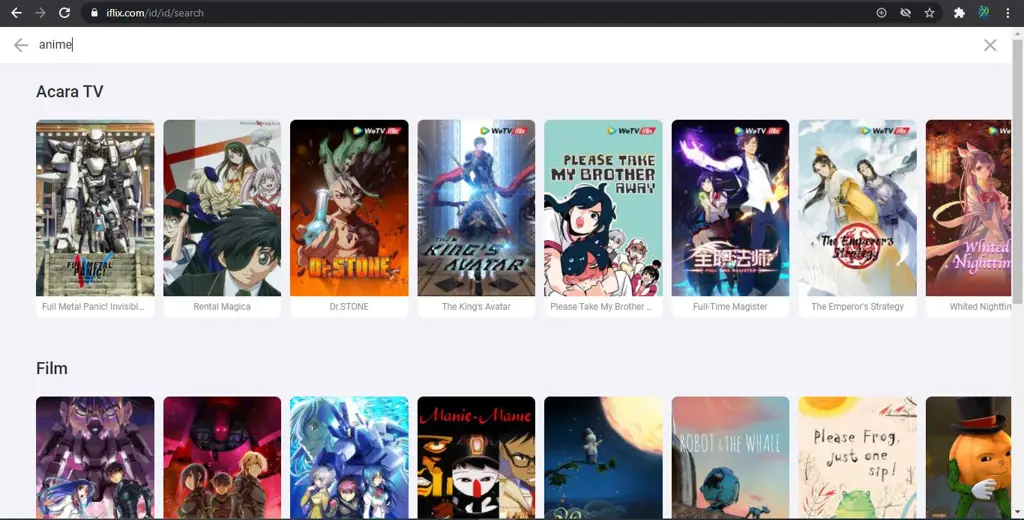 Layanan streaming anime legal dan aman Layanan streaming anime legal
