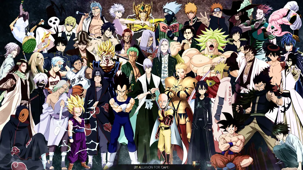 Aneka Karakter Anime Favorit Berbagai karakter anime yang beragam