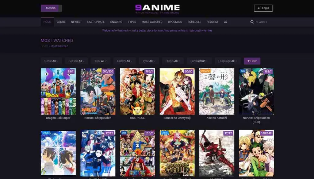 Streaming Anime HD Berkualitas Tinggi Gambar anime berkualitas tinggi yang sedang diputar