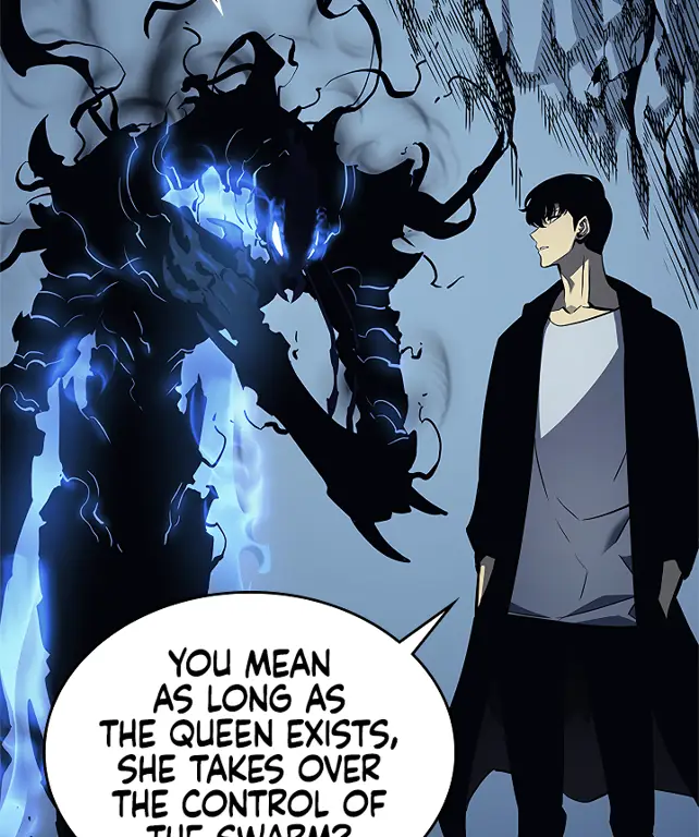Gaya Seni Webtoon Solo Leveling Contoh gambar dari webtoon Solo Leveling yang menunjukkan gaya seni dan detailnya