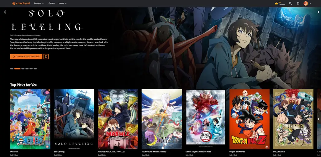 Platform streaming anime populer Logo berbagai platform streaming anime