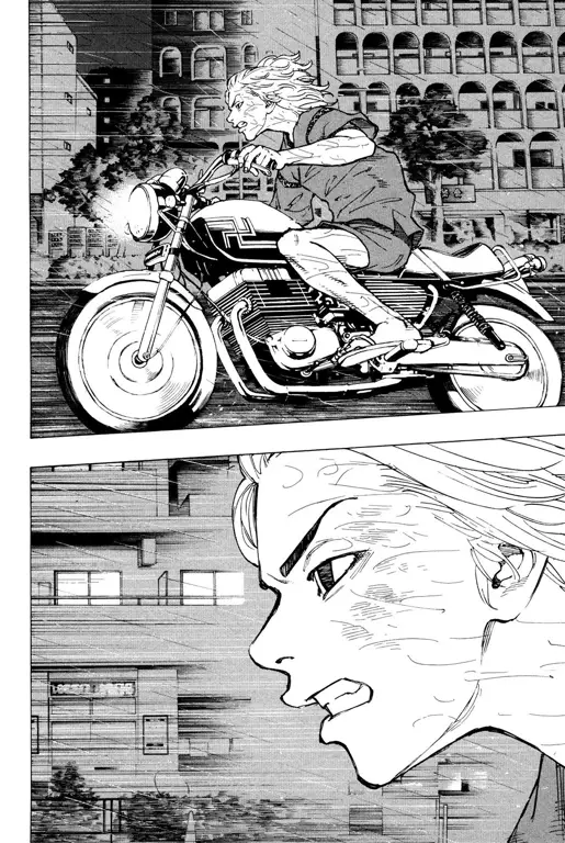 Ilustrasi dari Manga Panel manga Tokyo Revengers