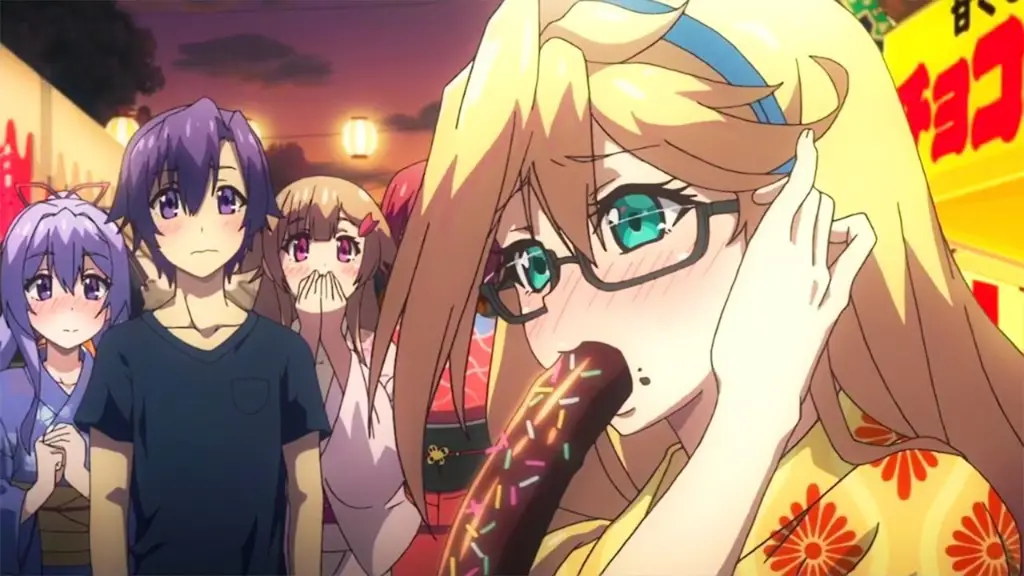 Potret beberapa karakter anime harem terkenal Karakter-karakter populer dalam anime harem