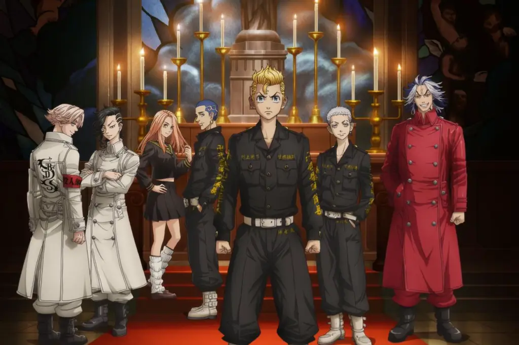 Adegan Aksi Tokyo Revengers Adegan perkelahian geng dalam anime Tokyo Revengers