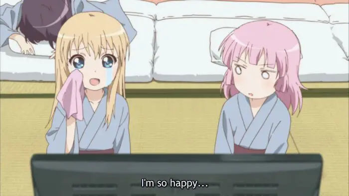 Karakter Anime Menikmati Anime Gambar karakter anime menonton anime