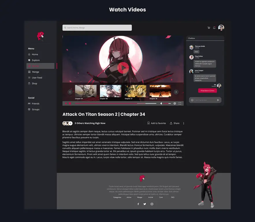Antarmuka Aplikasi Streaming Anime Contoh antarmuka aplikasi streaming anime yang bagus