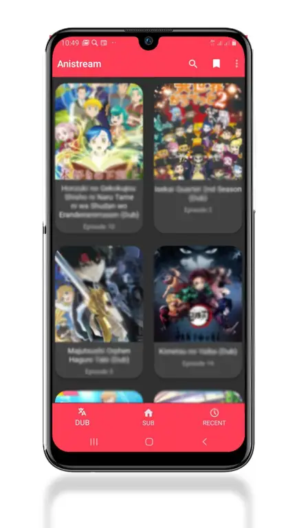 Pilihan Aplikasi Streaming Gambar berbagai aplikasi streaming anime di smartphone
