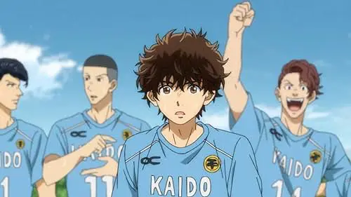 Pertandingan Sepak Bola yang Menegangkan Pertandingan sepak bola dalam anime Ao Ashi