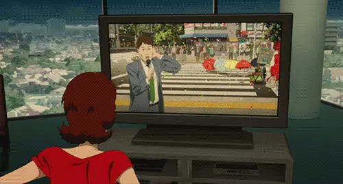 Menikmati Anime dengan Kualitas Terbaik Karakter anime menonton TV