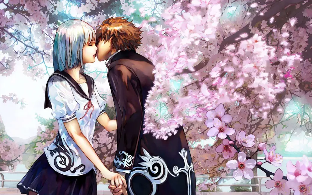 Anime Romantis: Kisah Cinta yang Menyentuh Gambar pasangan anime yang romantis