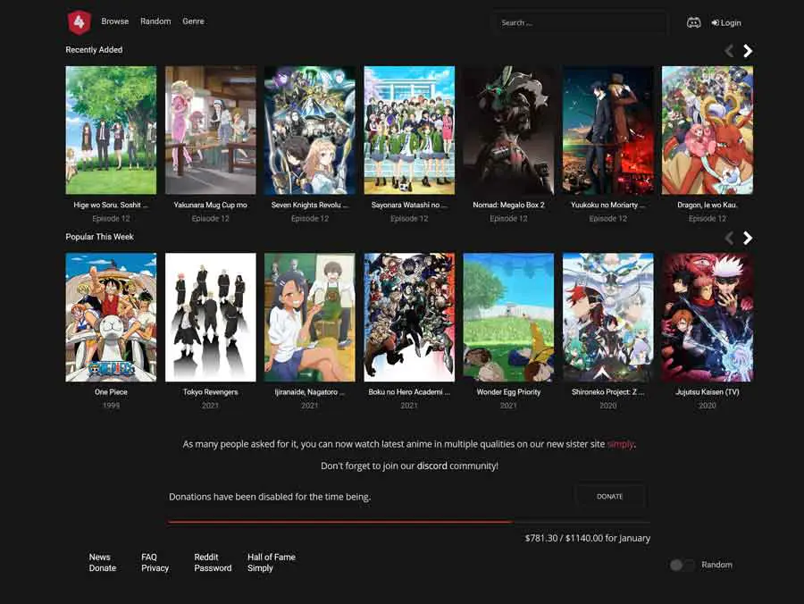 Kemudahan Akses Antarmuka situs streaming anime yang modern dan mudah digunakan
