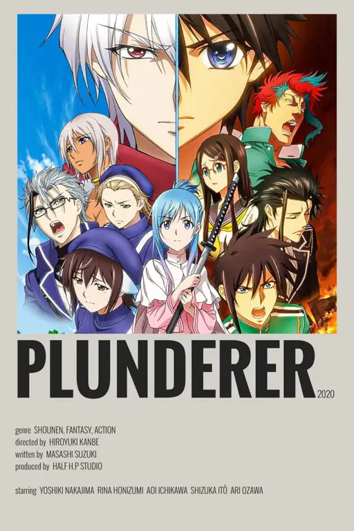 Berbagai pilihan anime dari berbagai genre Poster-poster anime berbagai genre