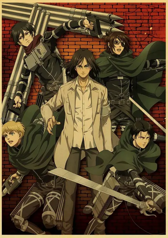 Poster Attack on Titan Season 4 Poster promosi Attack on Titan season 4