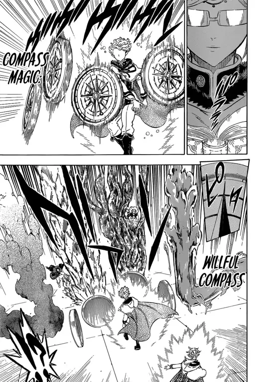 Pertarungan epik menuju akhir cerita Gambar pertarungan akhir dari anime Black Clover
