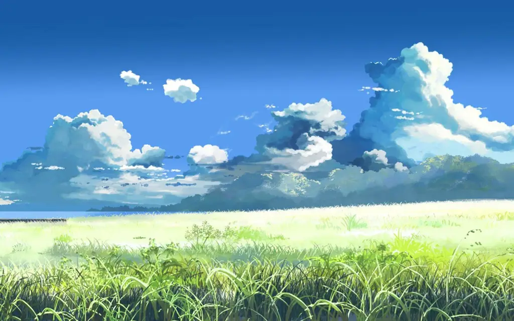 Pemandangan Indah dalam Dunia Naruto Gambar pemandangan alam yang indah dalam anime Naruto