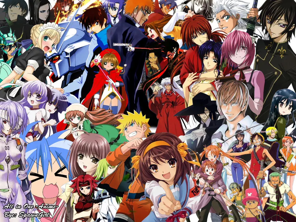 Menonton anime bersama teman Sekelompok teman yang sedang menonton anime bersama