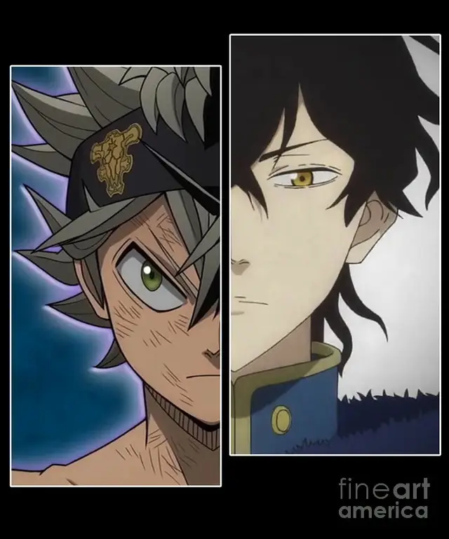 Asta dan Yuno, dua rival yang menjadi sahabat Gambar Asta dan Yuno dari anime Black Clover