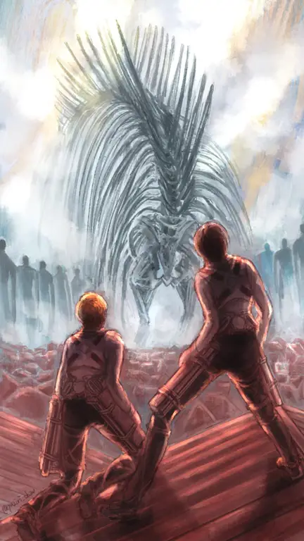 Eren Yeager yang Berubah Gambar Eren Yeager di Attack on Titan Season 4