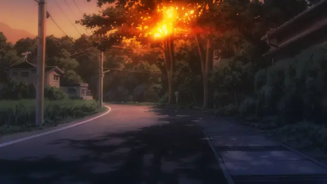 Pemandangan indah yang menjadi latar dalam anime Yosuga no Sora Gambar pemandangan alam yang indah dari anime Yosuga no Sora