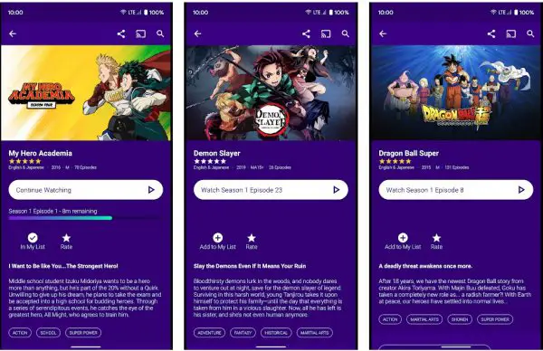 Antarmuka Aplikasi Contoh antarmuka aplikasi anime terbaik