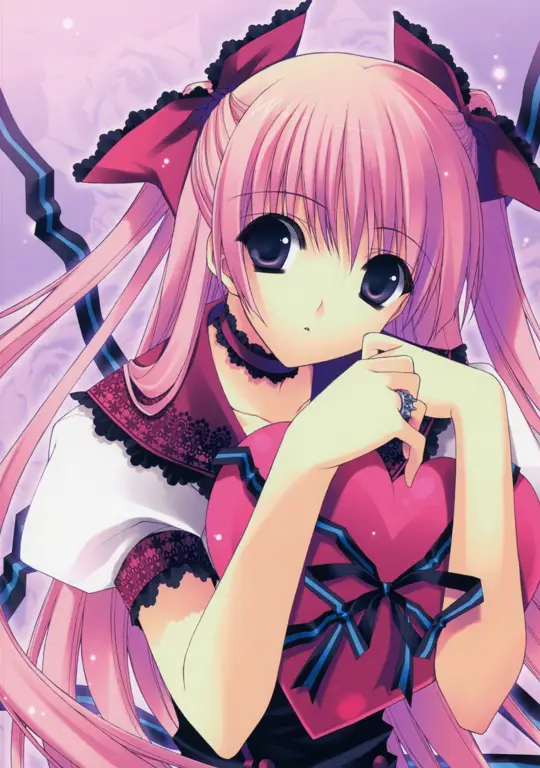 Anime Romantis Terbaru Ilustrasi gadis anime yang lucu dan menggemaskan