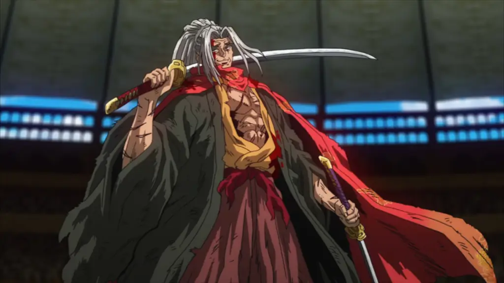 Adegan pertarungan yang menegangkan dalam anime Record of Ragnarok Adegan pertarungan anime Record of Ragnarok yang menegangkan