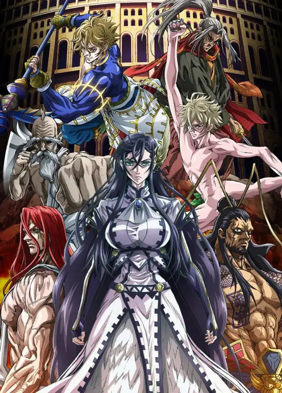 Para karakter utama dalam anime Record of Ragnarok Karakter-karakter ikonik dalam anime Record of Ragnarok