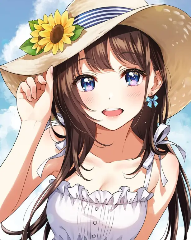 Karakter Anime yang Menggemaskan Gambar gadis anime yang menggemaskan