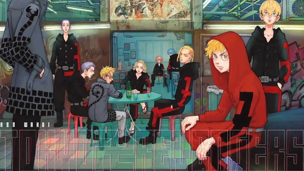 Para anggota Tokyo Manji Gang Gambar geng Tokyo Manji Gang