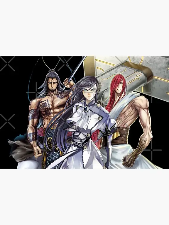 Karakter-karakter Unik dalam Record of Ragnarok Desain karakter anime Record of Ragnarok yang detail dan memukau
